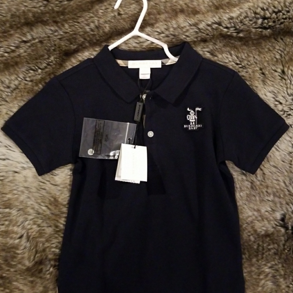 burberry polo shirt 3t
